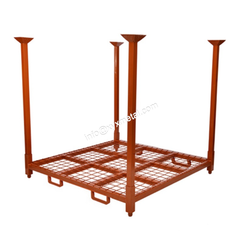 Stackable Tire Rack With Wire Mesh Decking