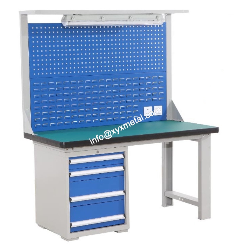 Custom Industrail Workshop Workstations Workbench with storage drawers