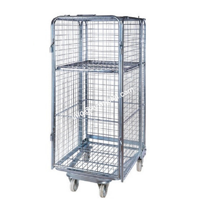 4 Sided Full Security Wire Mesh Roll Cage