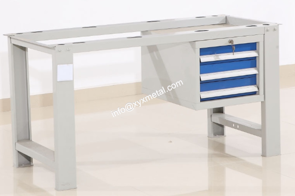 Steel workbench legs