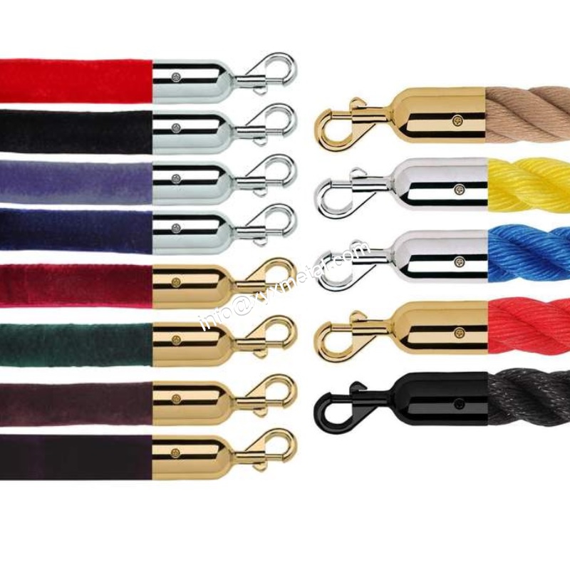 Twisted Polypropylene Ropes and Velour (Velvet) Hanging Ropes 
