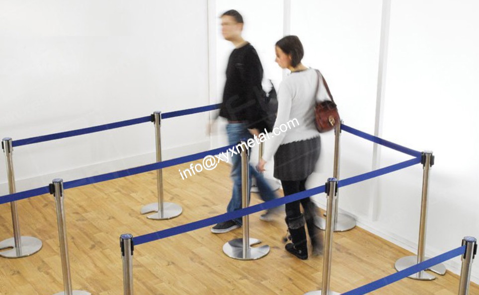 Usage of stacking stanchion post