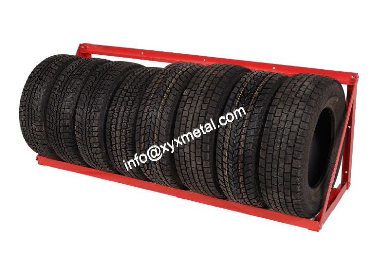 8 Tires Wall Mount Tyre Rack