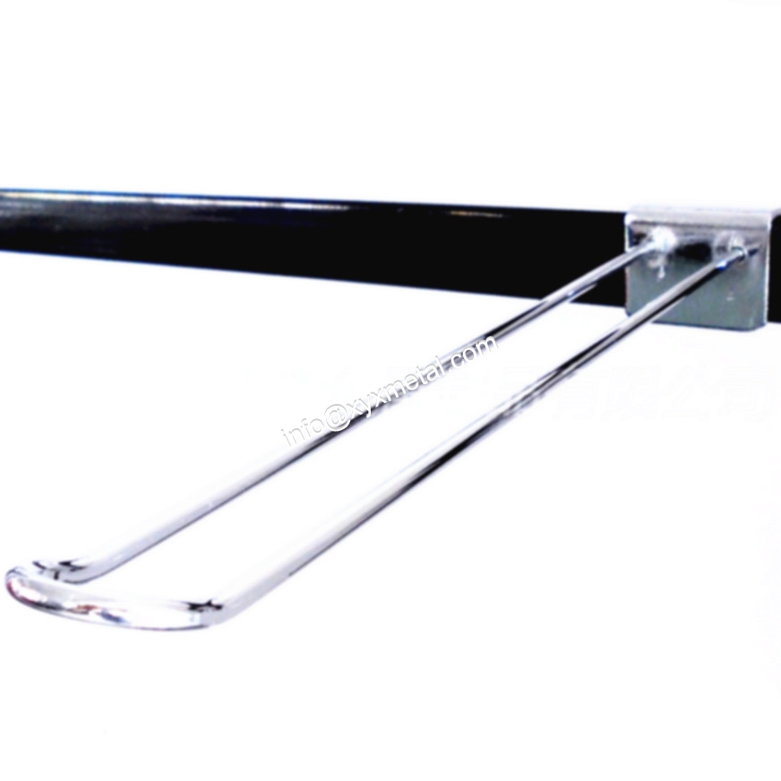 Hangrail Rectangular Tube U looped Euro Display Hooks