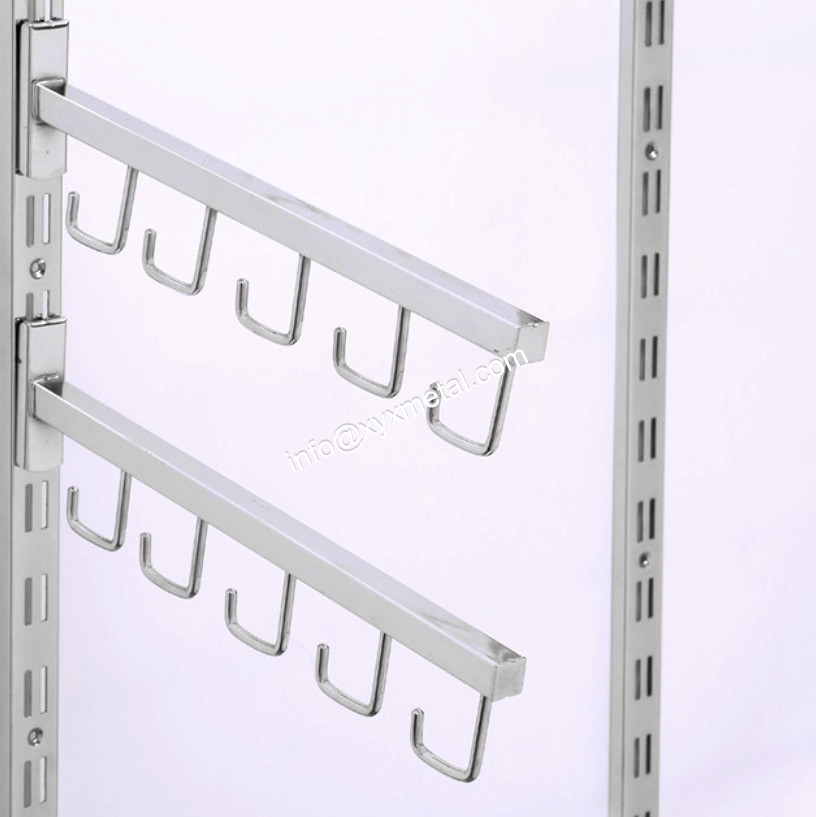 Upright Post Accessories 5 J Hook Rectangular Tube Faceout