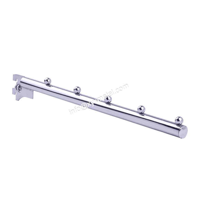 Upright Slotted Channel Post Round Circle Tube Display Faceout