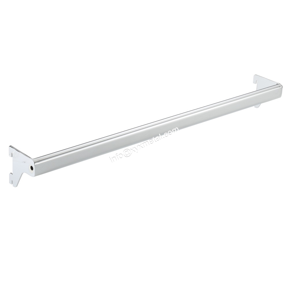 Steel Display Accessories Slotted Channel Hanging Rod Support Bars