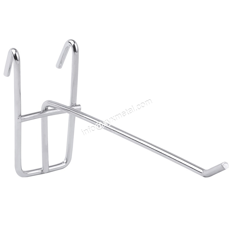 Chrom Plated Gridwall Metal Display Hooks for Wire Mesh