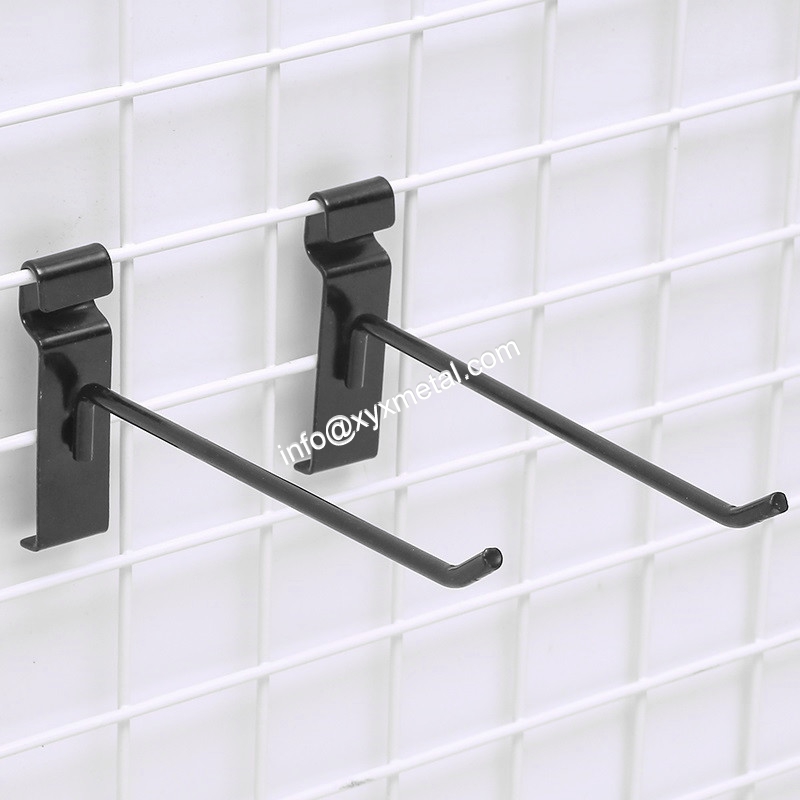 Black gridwall hooks