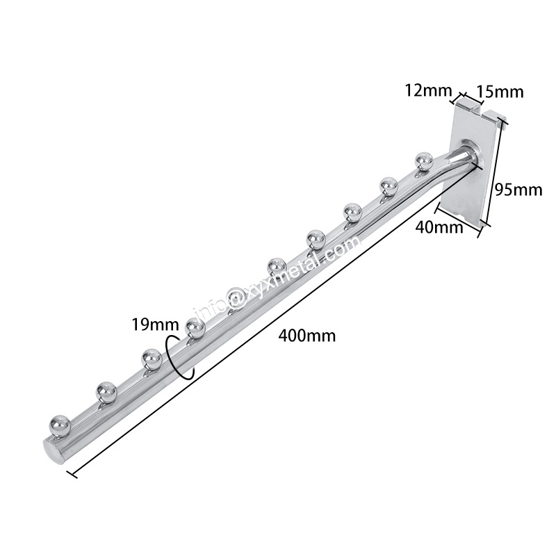 dimension of gridwall hanger