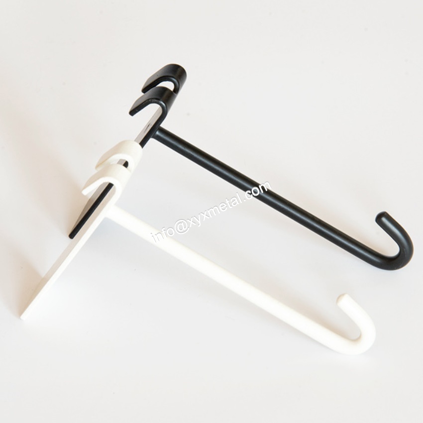 Gridwall Panel Accessoies Porwder Coated White Display J Hooks
