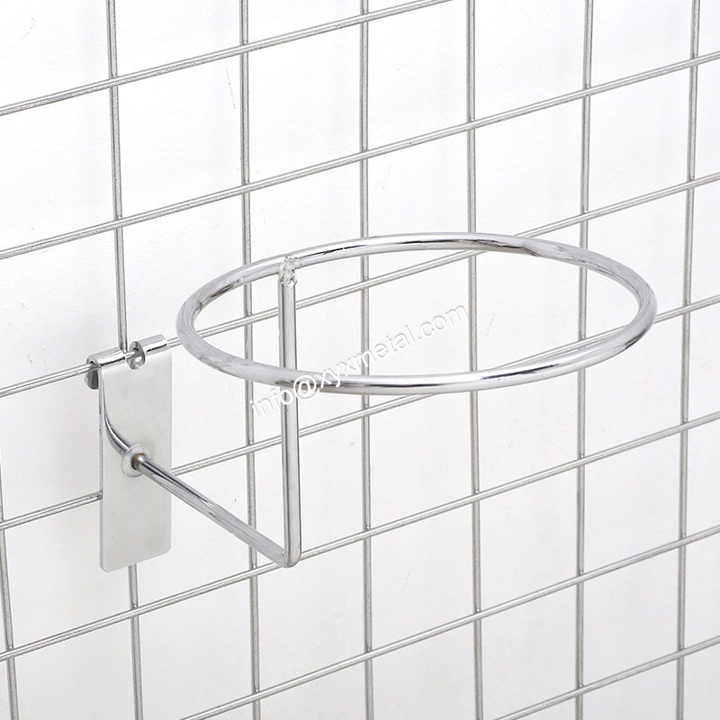 Metal Wire Mesh Wall Grid Panel Rack Hook for Displaying Hats