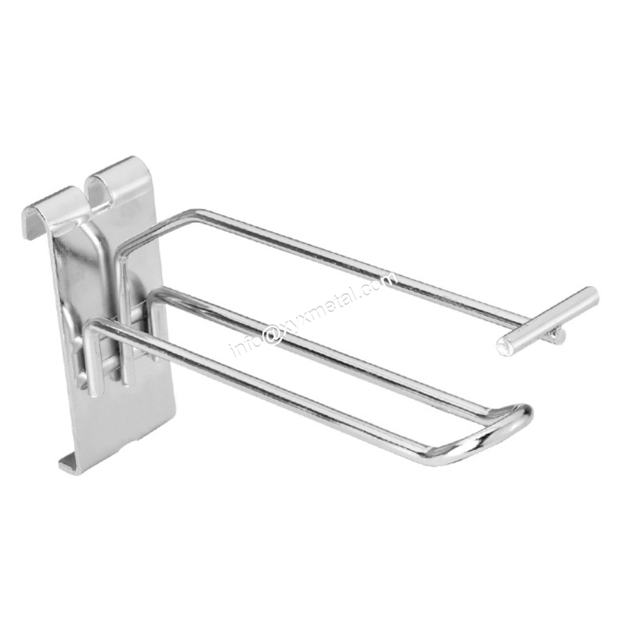 Chrome U hooks Scanner Display Hanger for Grid Wall Mesh