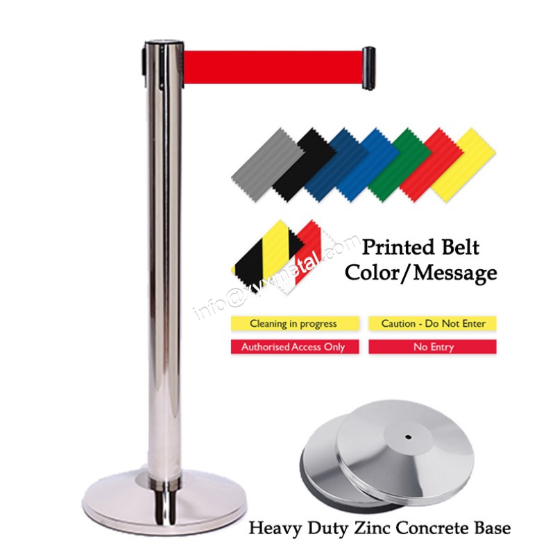 Tension Crowd Control Bel Barrier Stanchion