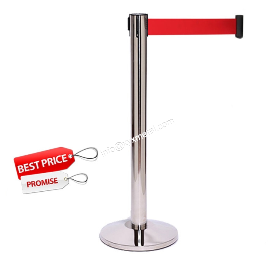 Queue Line Crowd Control Retractable Belt Barrier