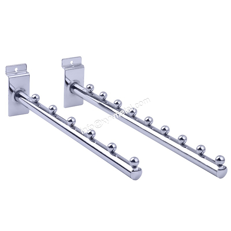 Steel Tube Slatwall Display Hanger with Beads
