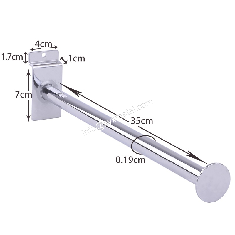 Size of display hooks