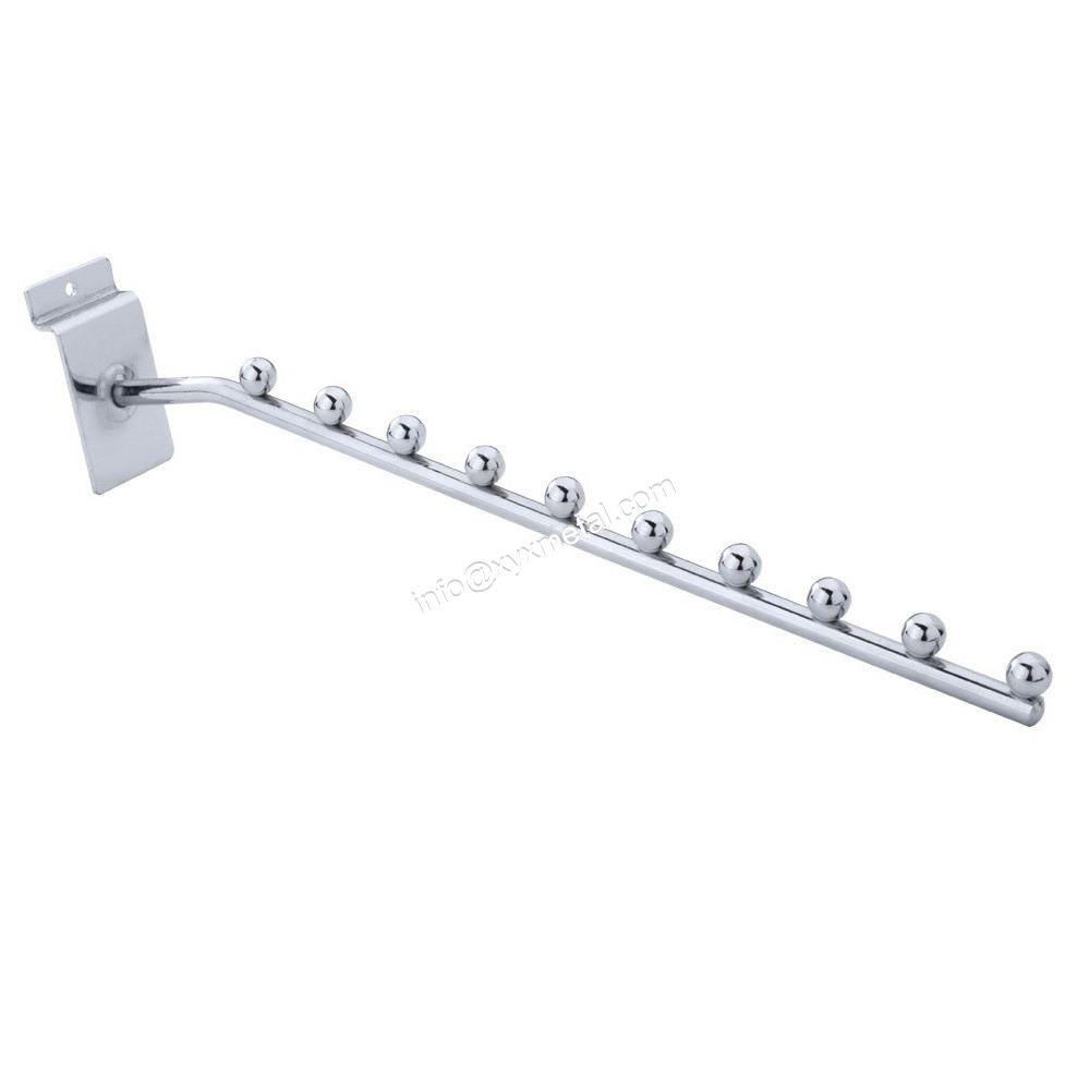 Slant slatwall hooks