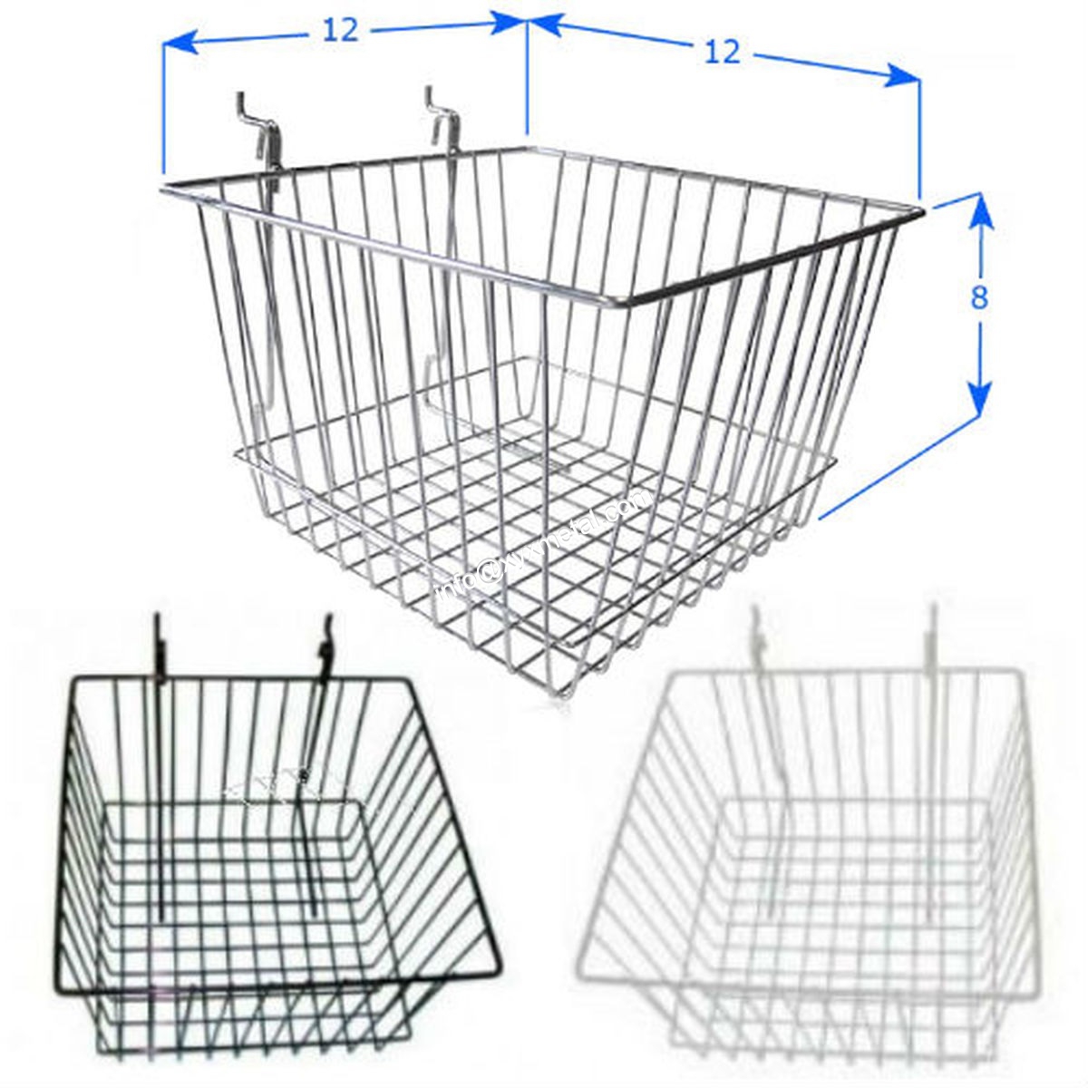 demenion of baskets