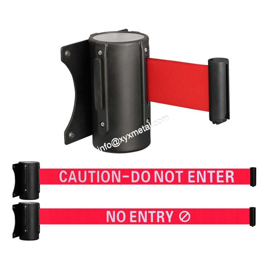 Wall Mounted Safety Line Crowd Control Barrier