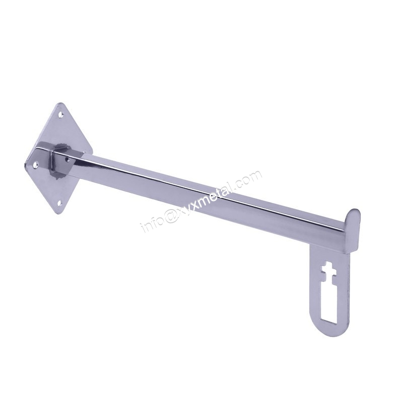 Wall Mounted Clothes Straight Hanging Rail Coat Rack