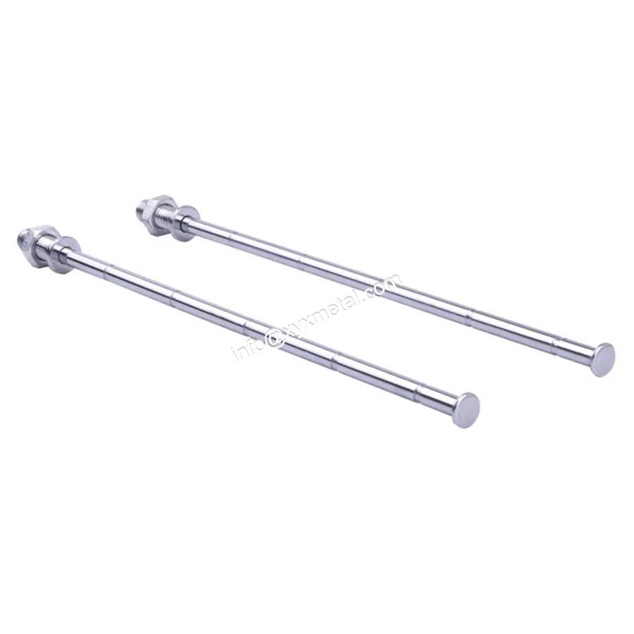 Wall mounted Chrome Metal Bar Hanger Display Hooks for Underclothes
