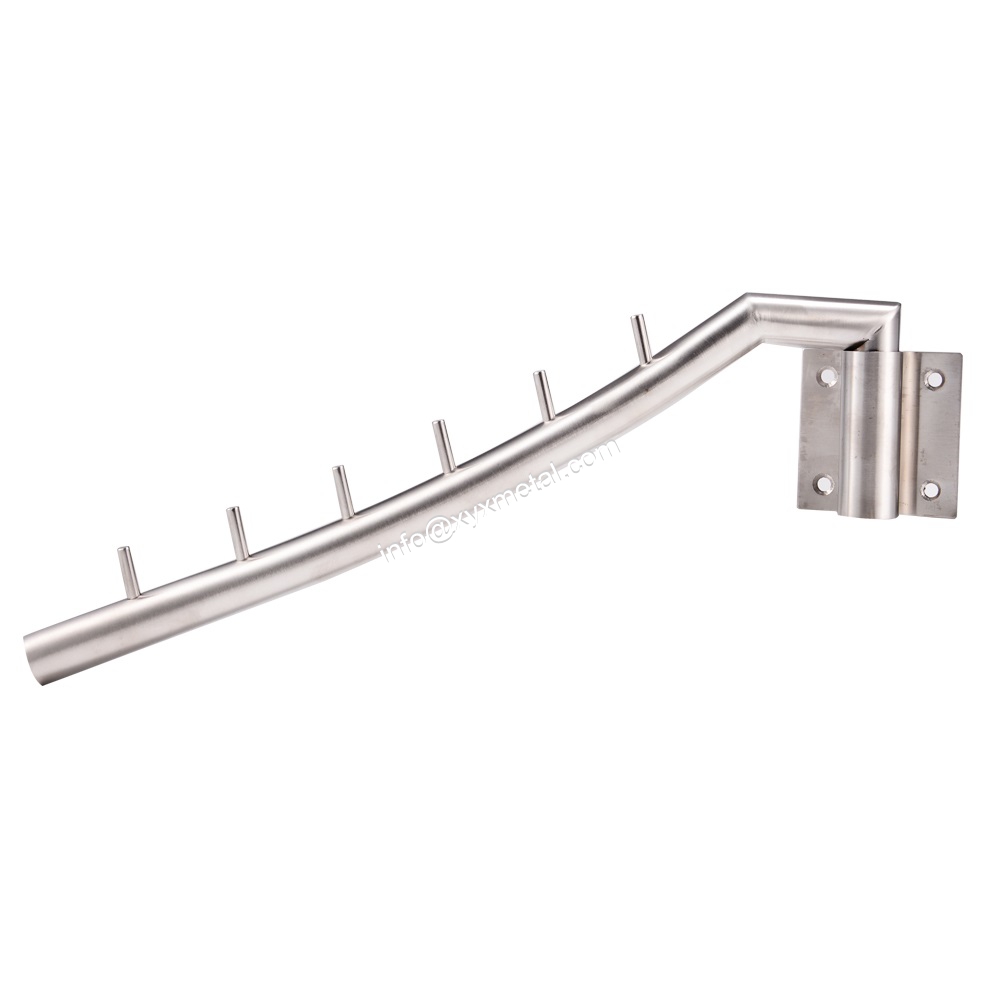 Wall Mounted Cloth Waterfall Hooks Rail Coat Rack