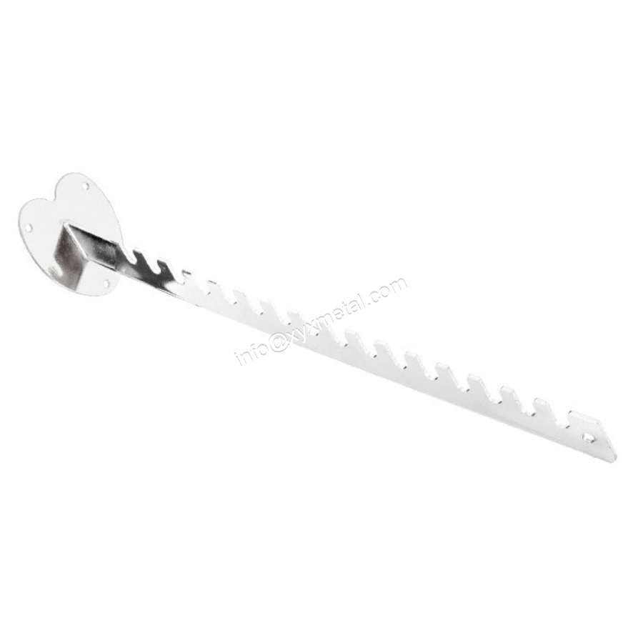 Wall Mounted Slanted or Straight clothes display Hanging Arm