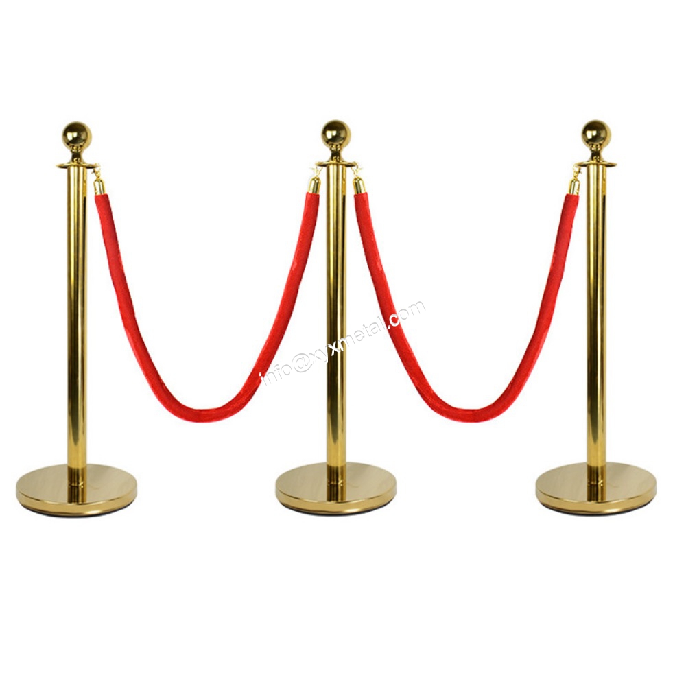 Crowd Control Red Carpet Safety Rope Stanchions