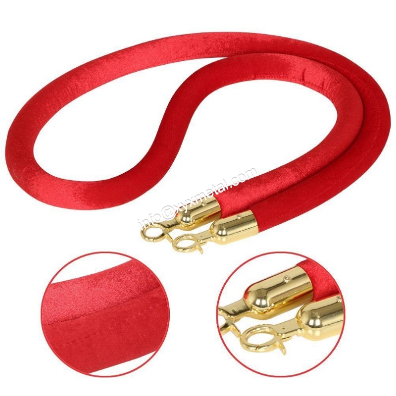 Rope for stanchion post