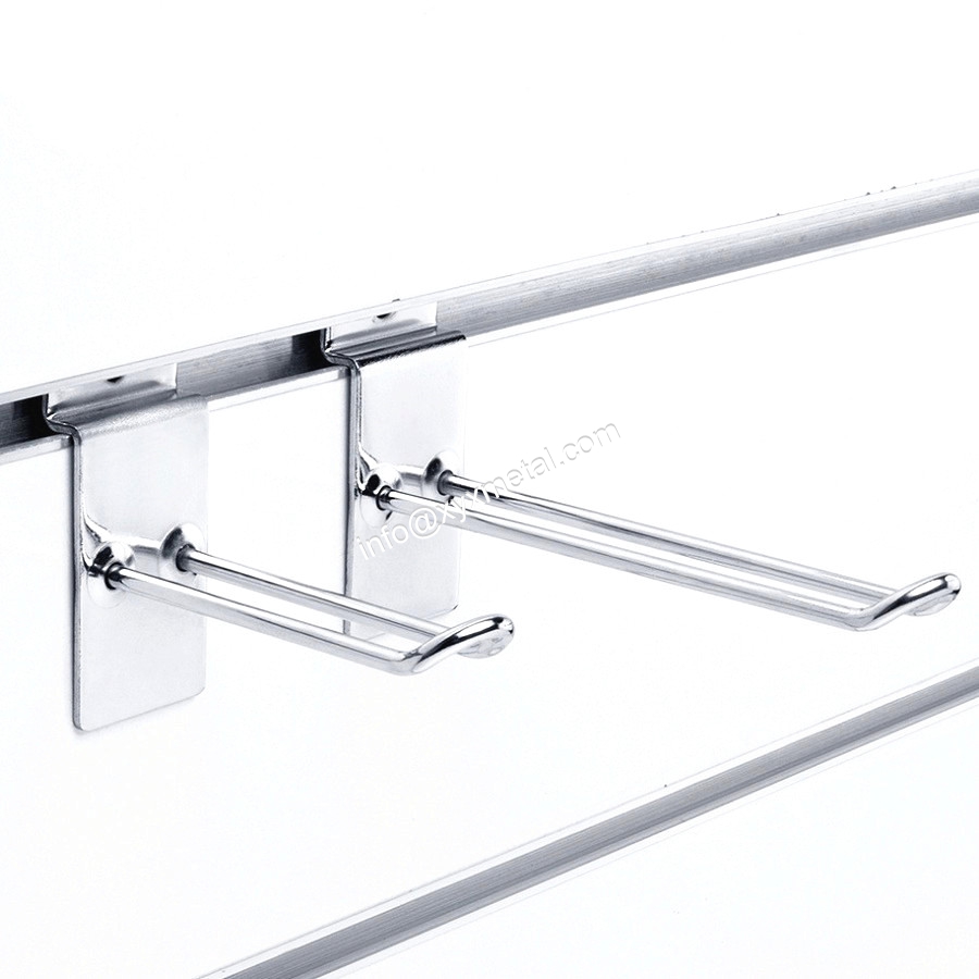 Euro Slatwall U Double Prong Display Hooks