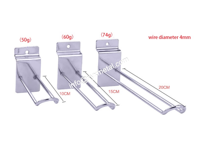length of euro hooks