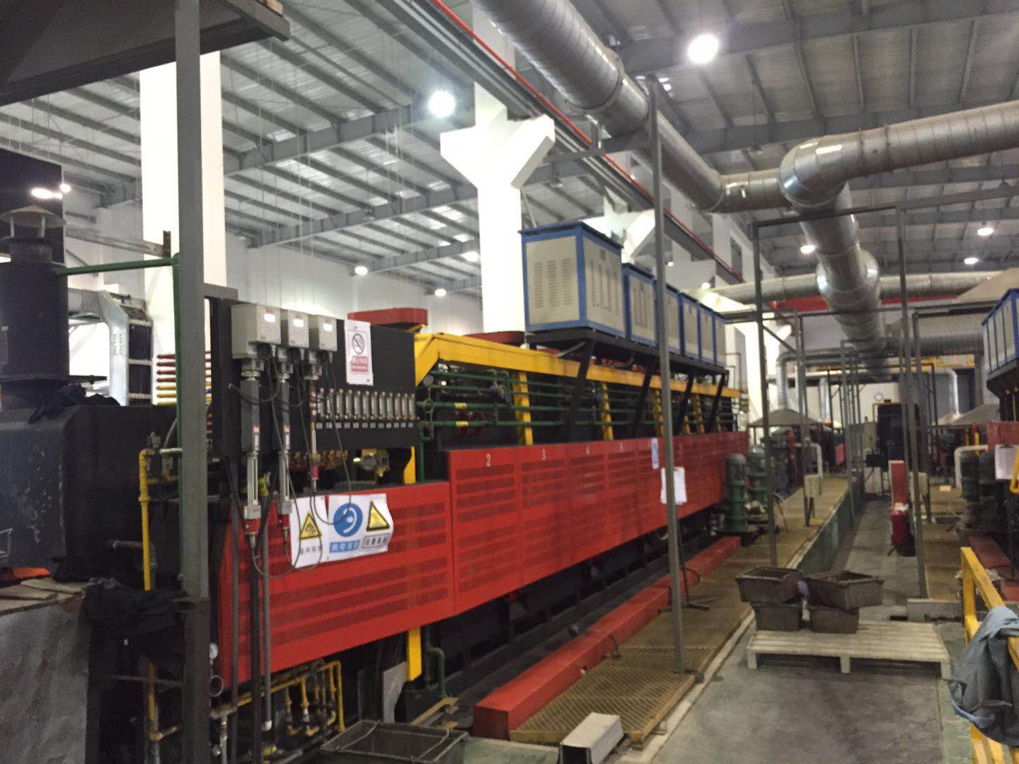 托辊型网带式等温硝盐淬火自动生产线