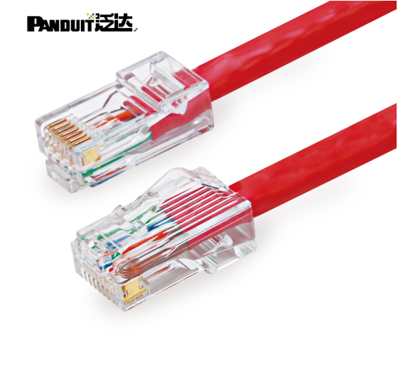 泛达(panduit)超五类非屏蔽线NK5EPC红，黄，蓝，绿 24线规1-10米