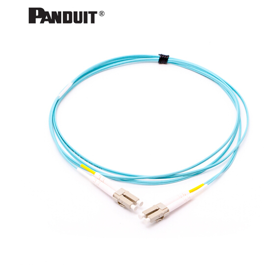 泛达（PANDUIT）lc-lcOM3多模万兆双模双芯光纤线跳线NKFPX2ERLLS 蓝色