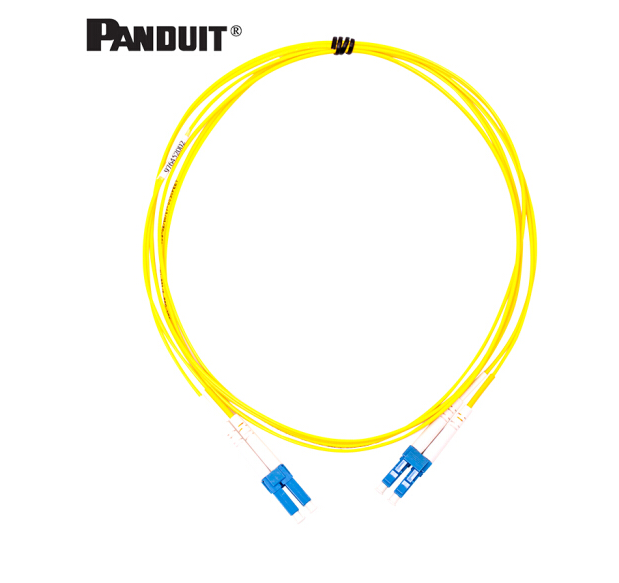 泛达（PANDUIT）LC-LC 单模光纤跳线NKFP92ERLLSM002黄色