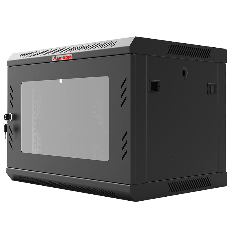 安普康-AMPCOM-12U网络壁挂式机柜0.63米-600*600*635mm AM6612