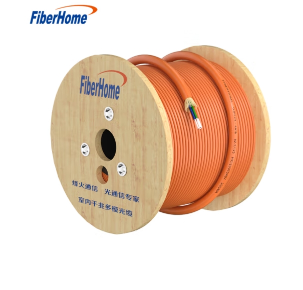 烽火(FiberHome)4芯光缆 电信级低烟无卤室内千兆多模光缆光纤线 GJPFJH-OM1 100米