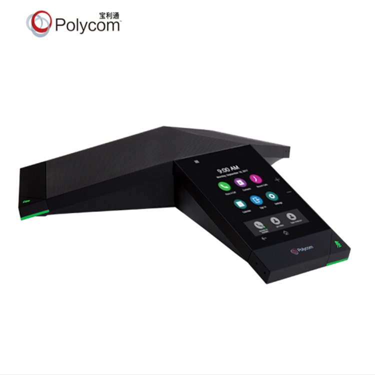 宝利通(Polycom)音视频会议Trio 8500会议全向麦克风 Type-C连接电脑 内置5方多方会议适合50㎡会议室