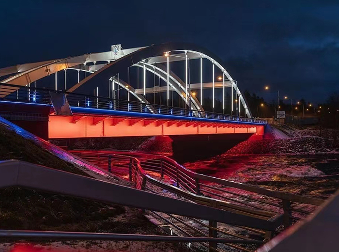 美国休斯敦桥梁亮化