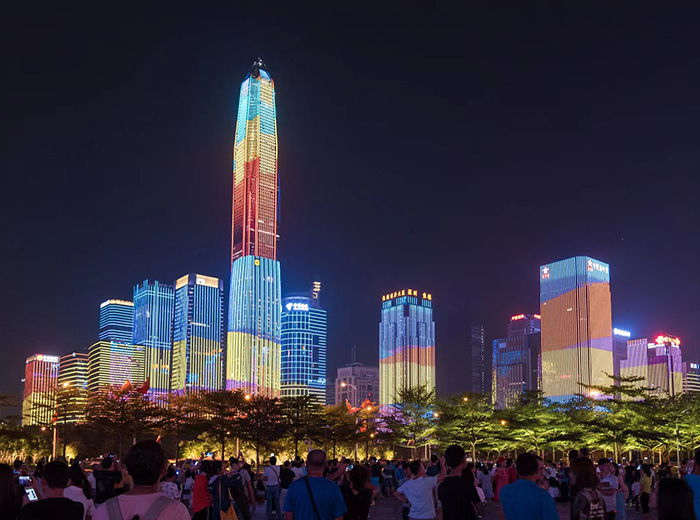 深圳x写字楼亮化