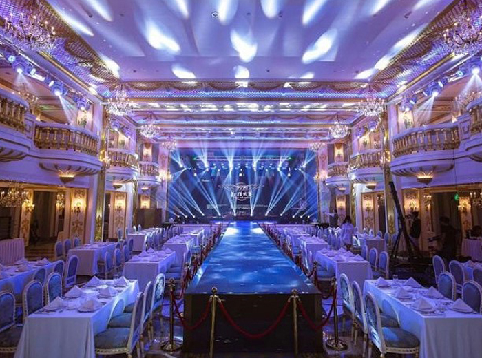 职业超模发布会灯光