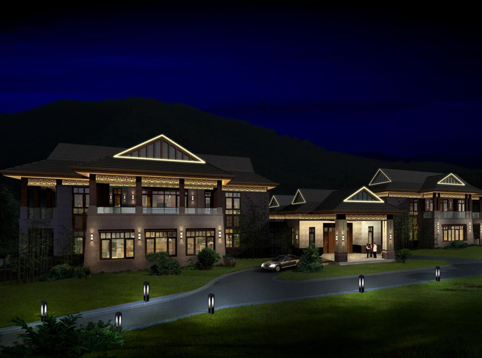 黑龙江王先生别墅亮化