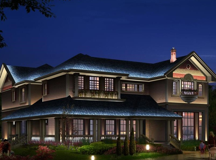 浙江陈先生别墅亮化