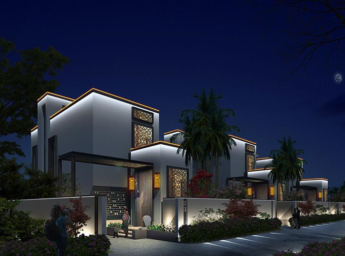 宁波李先生别墅亮化