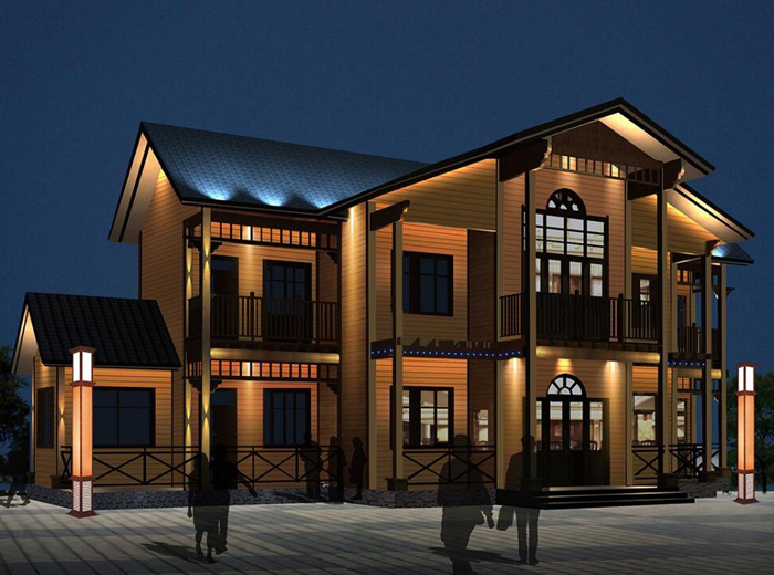 安徽陈先生别墅亮化