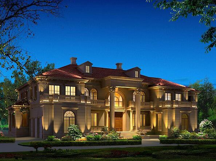 河北蔡先生别墅亮化