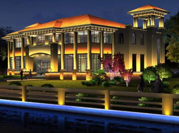 湖北张先生别墅亮化