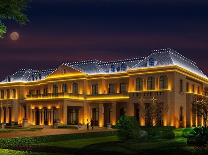 云南王先生联排别墅亮化