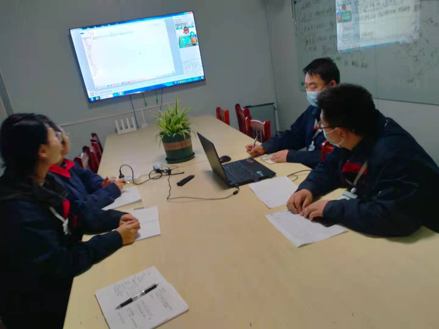 江苏某集团各分厂热交换器JODON非接触测量线上交流会